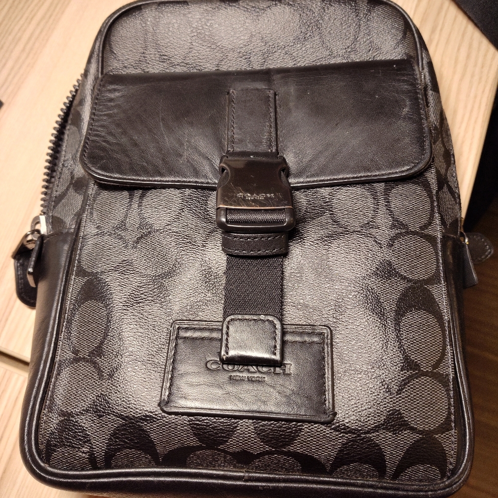 Black Coach Men's Bag - Picture 1 of 3